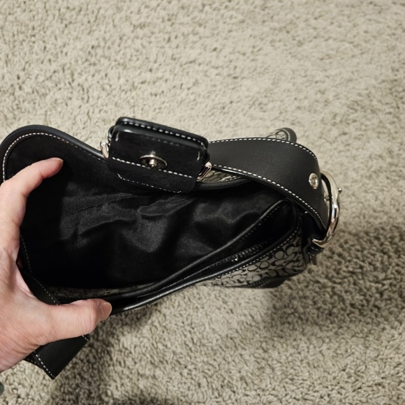 Coach Soho Flap Bag In Signature Textile Jacquard - Picture 6 of 7